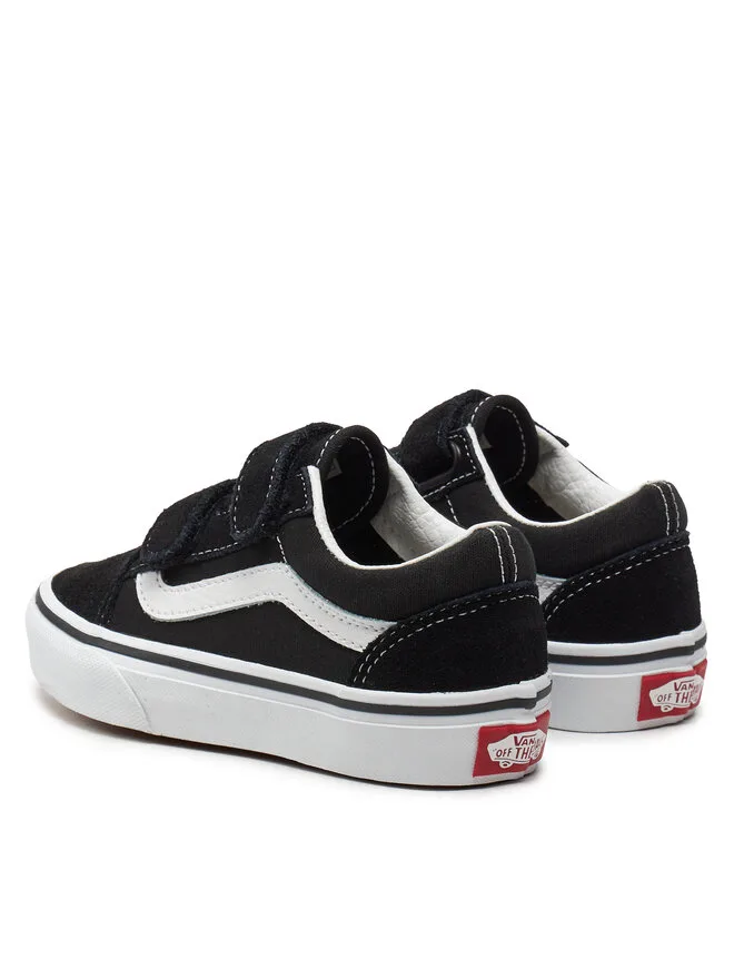 Vans Кроссовки Old Skool V VN000VHE6BT из черной ткани — фото 3
