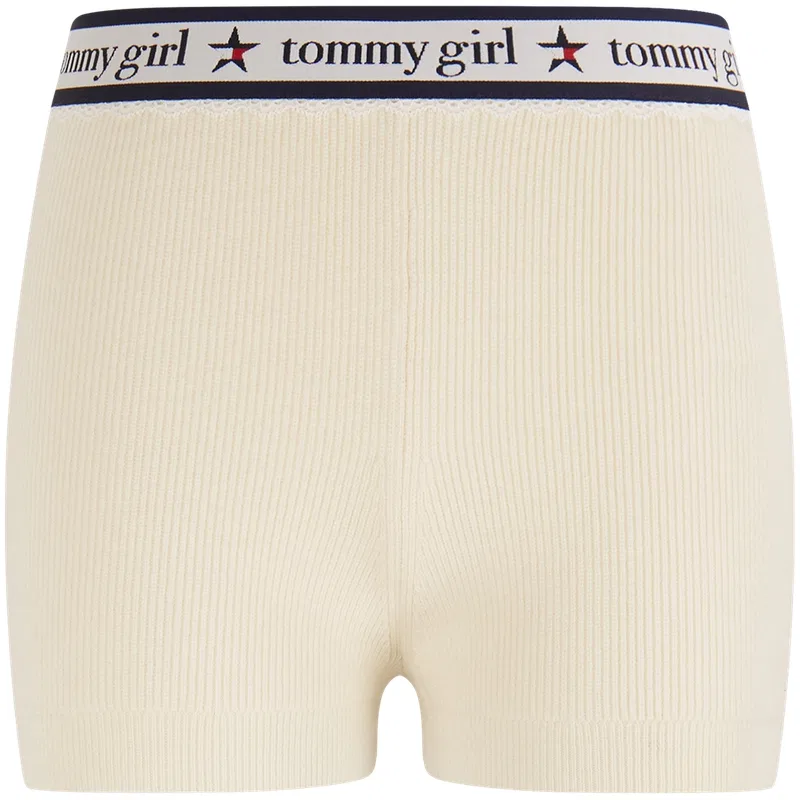 Шорты повседневные Tommy Hilfiger молочно-белые