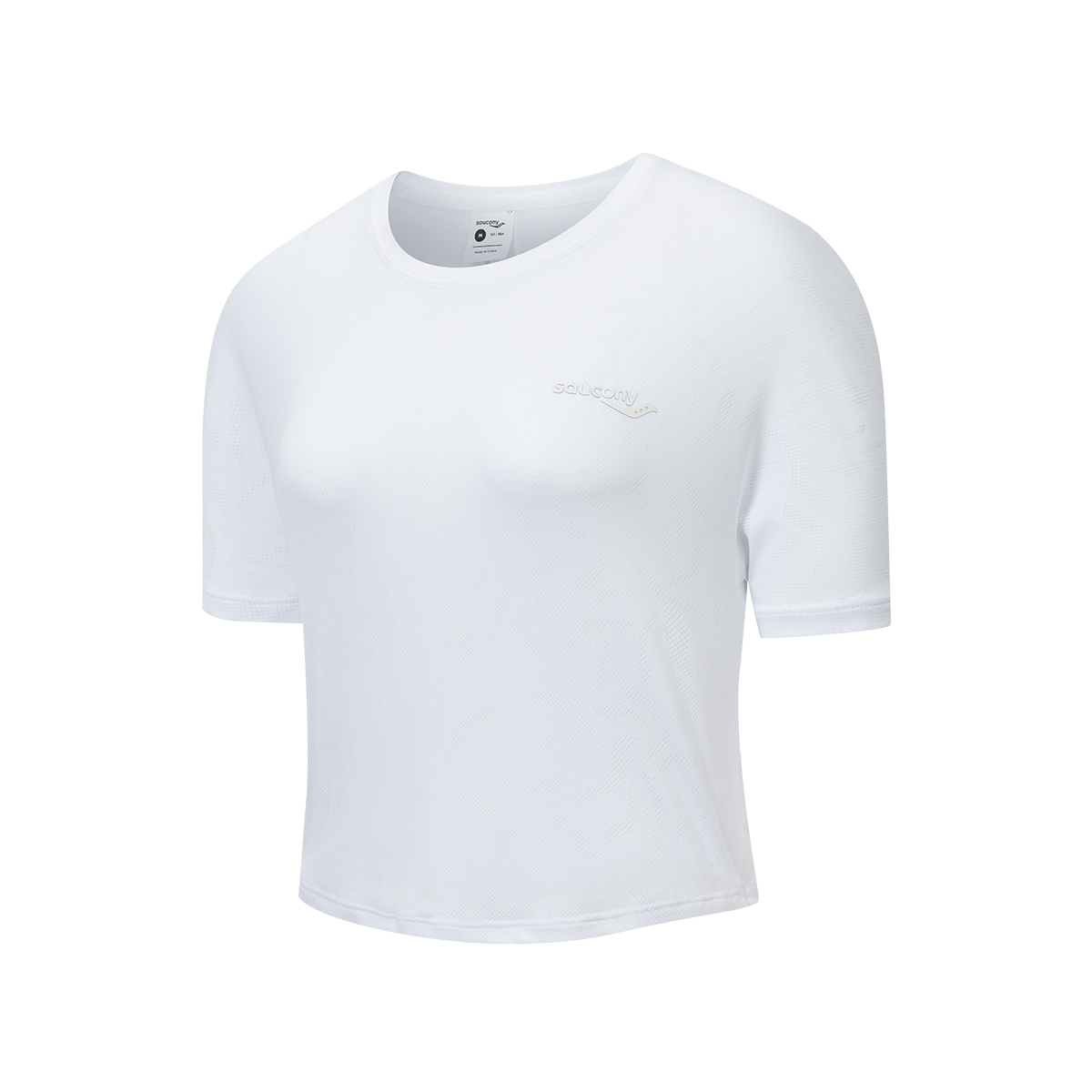 

Футболка женская жемчужно-белая Saucony