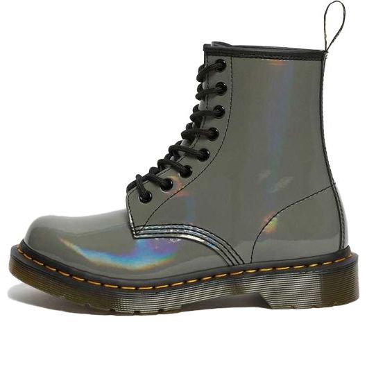Ботинки Dr. Martens 1460 Rainbow Patent, серый