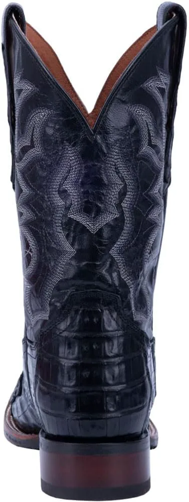 

Мужские сапоги Dan Post Kingsly Croc с квадратным носком и вышивкой, на среднем голенище - черные Laredo, черный