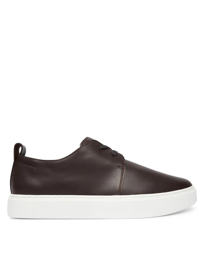 Calvin Klein Кроссовки Hybrid Clean Cup Derby Lth HM0HM02011 темно-красные