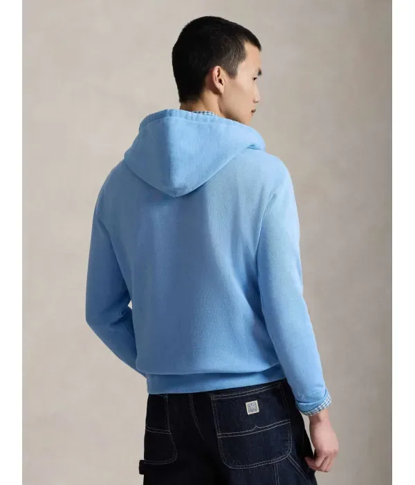 Толстовка regular fit Polo Ralph Lauren, небесно-голубой — фото 3