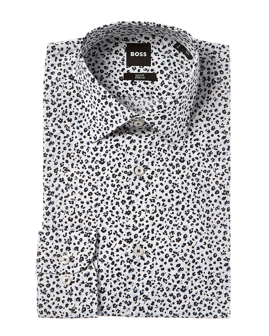 

Рубашка-платье Boss by Hugo Boss Hank Slim Fit, синий