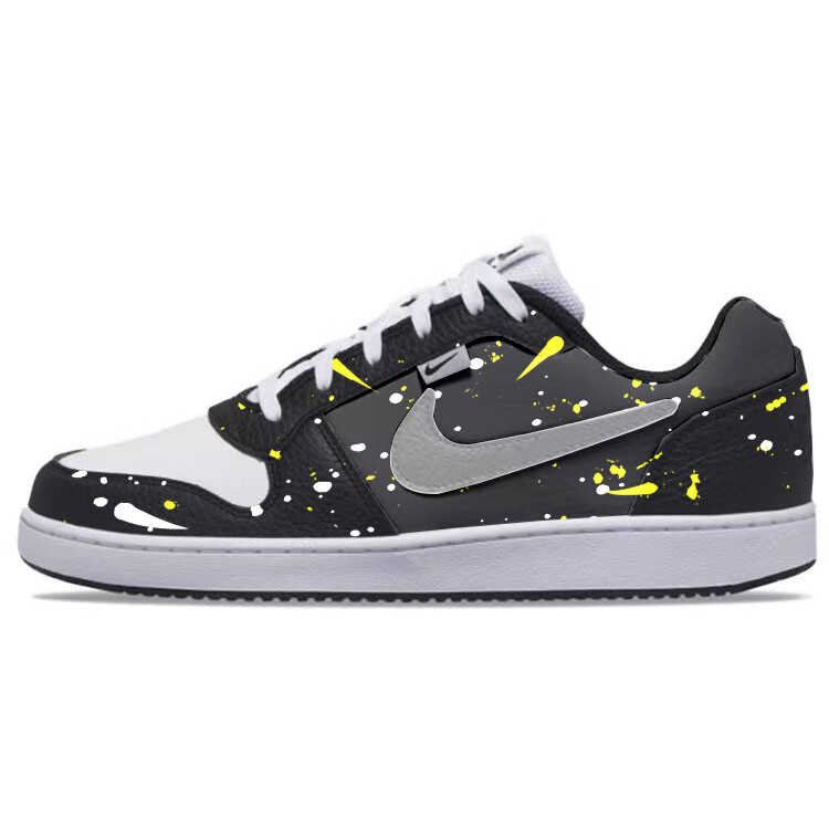 

Кроссовки Nike EBERNON Skateboarding Shoes Men Low-top Black/white, белый/черный