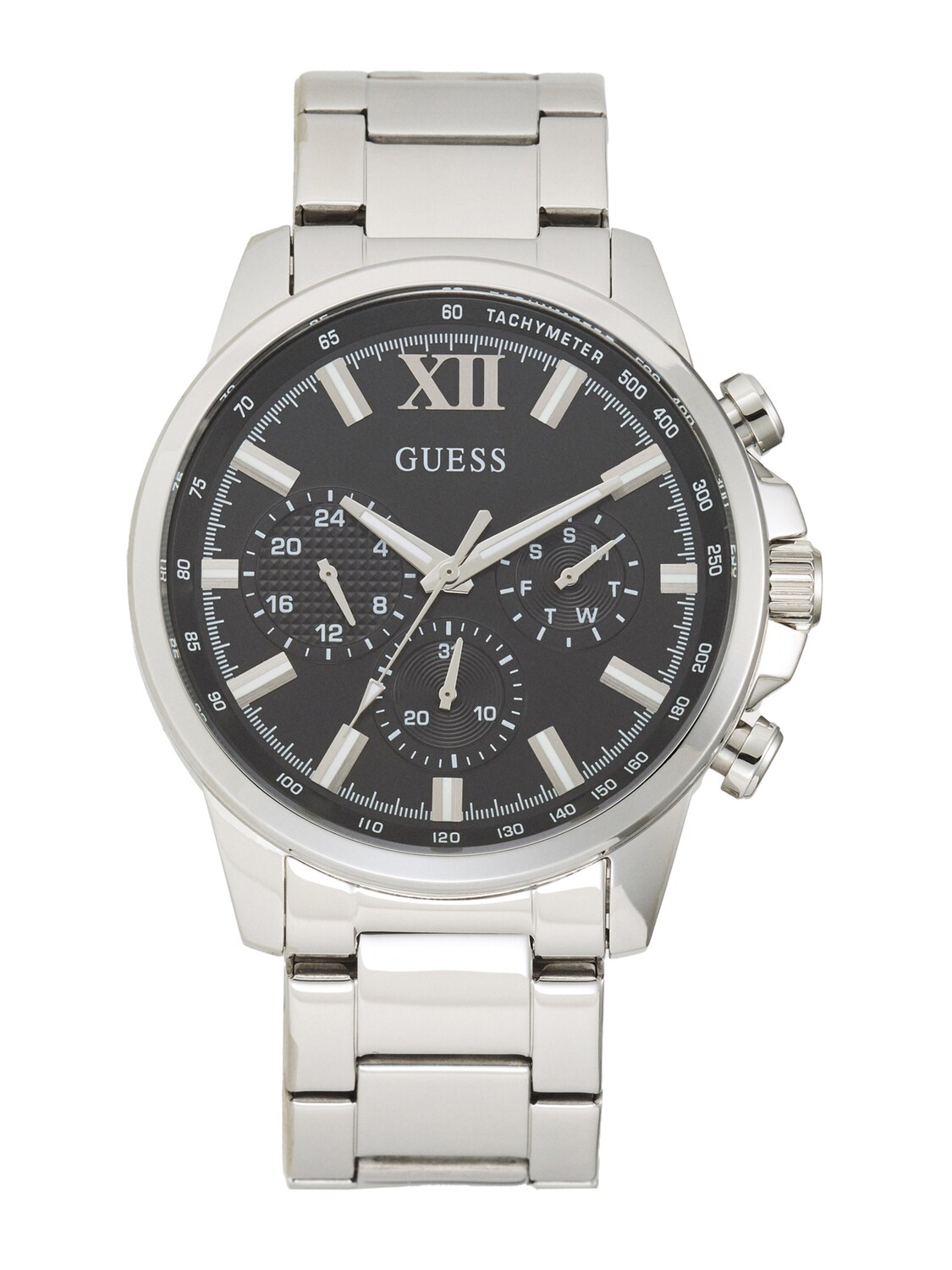 

GUESS Часы аналоговые 'Walker' в серебристом цвете