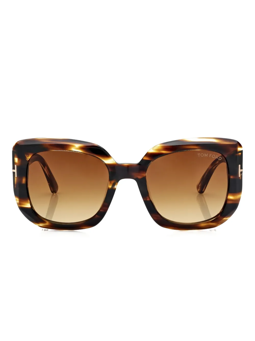 

Солнцезащитные очки Carla в квадратной оправе TOM FORD Eyewear, коричневый