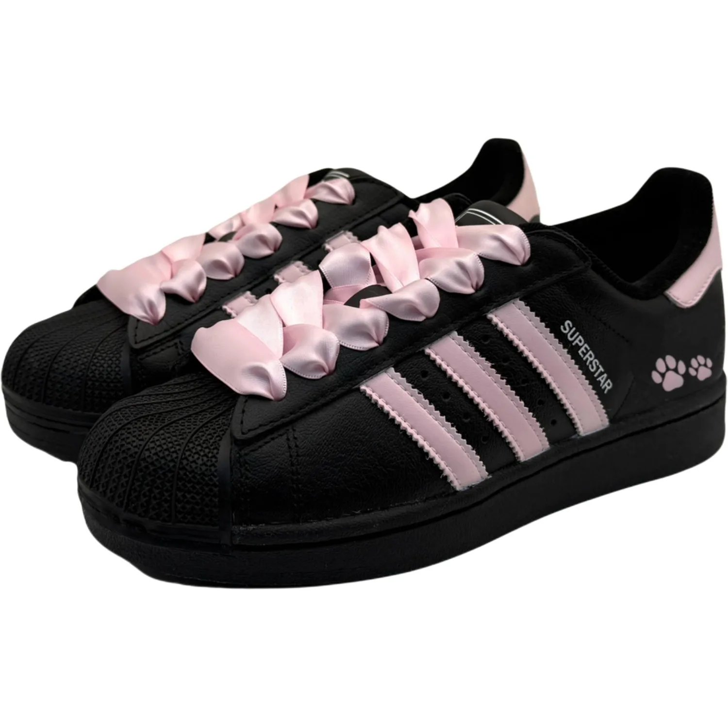 Adidas Originals Кроссовки для скейтбординга Superstar 2 Leather Slip Resistant Cushioning Low top детские розовые — фото 4