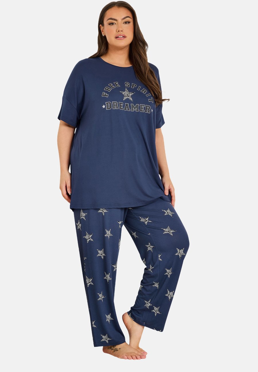 

Пижамный комплект Yours Clothing SET, Navy/Dark Blue