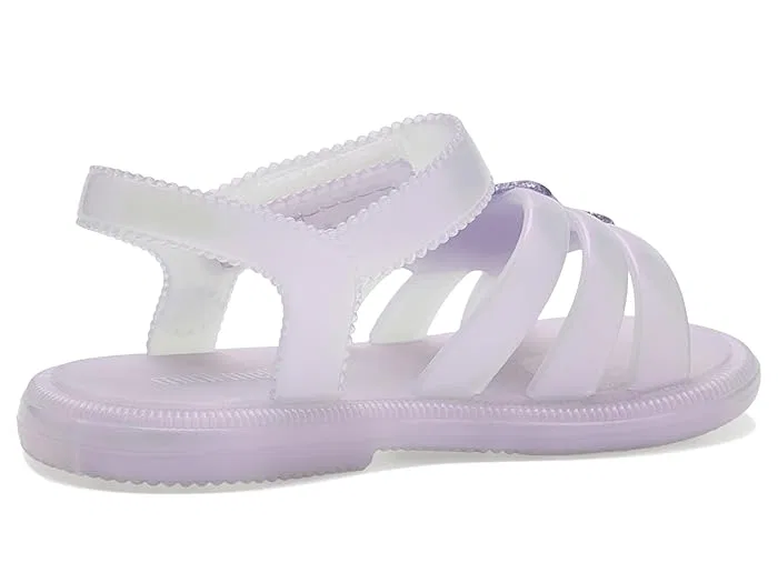 Сандалии с блестками Hip Sky Mini Melissa, Pearlish/Glitter Purple — фото 4