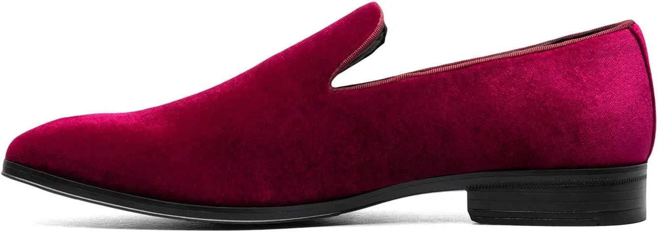 Лоферы велюровые Stacy Adams, Cranberry — фото 4