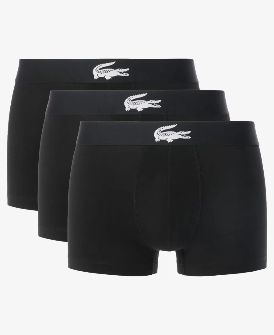 Мужские плавки Lacoste, комплект из 3 штук, черный