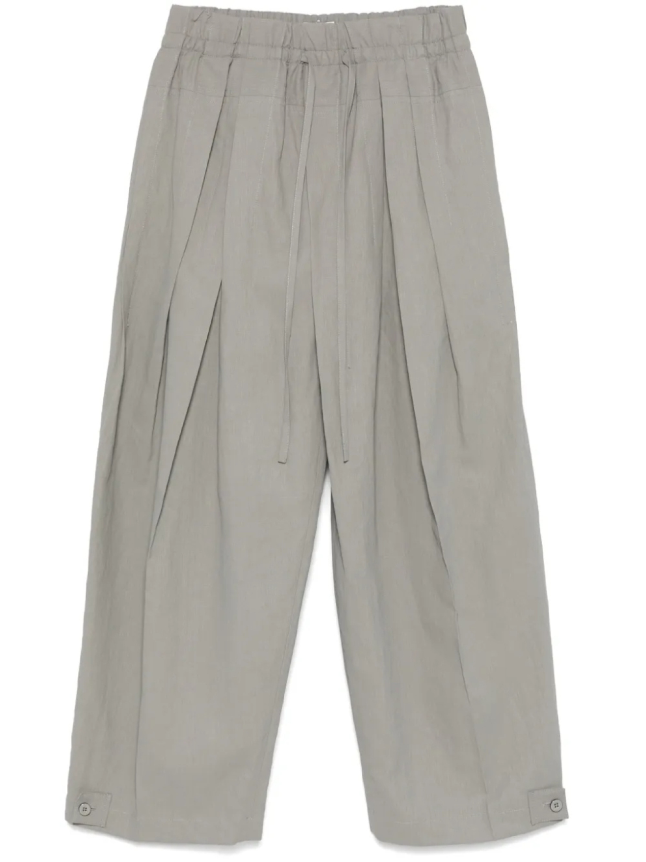 

Льняные брюки Jil Sander, серый
