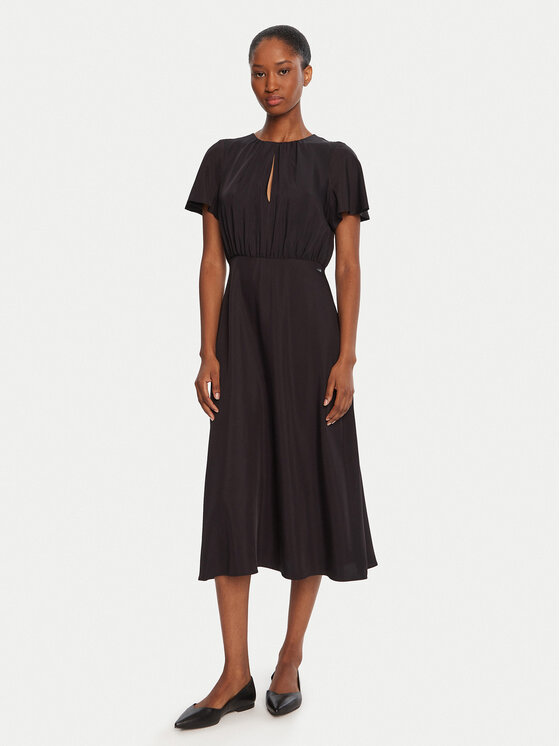 

Повседневное платье regular fit XW001025 AF16122 UC001 Armani Exchange, черный