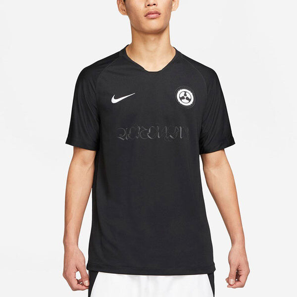 Футболка Nike x ACRONYM Crossover Fan Edition Printing Logo V neck Short Sleeve US Edition Black, черный — фото 3