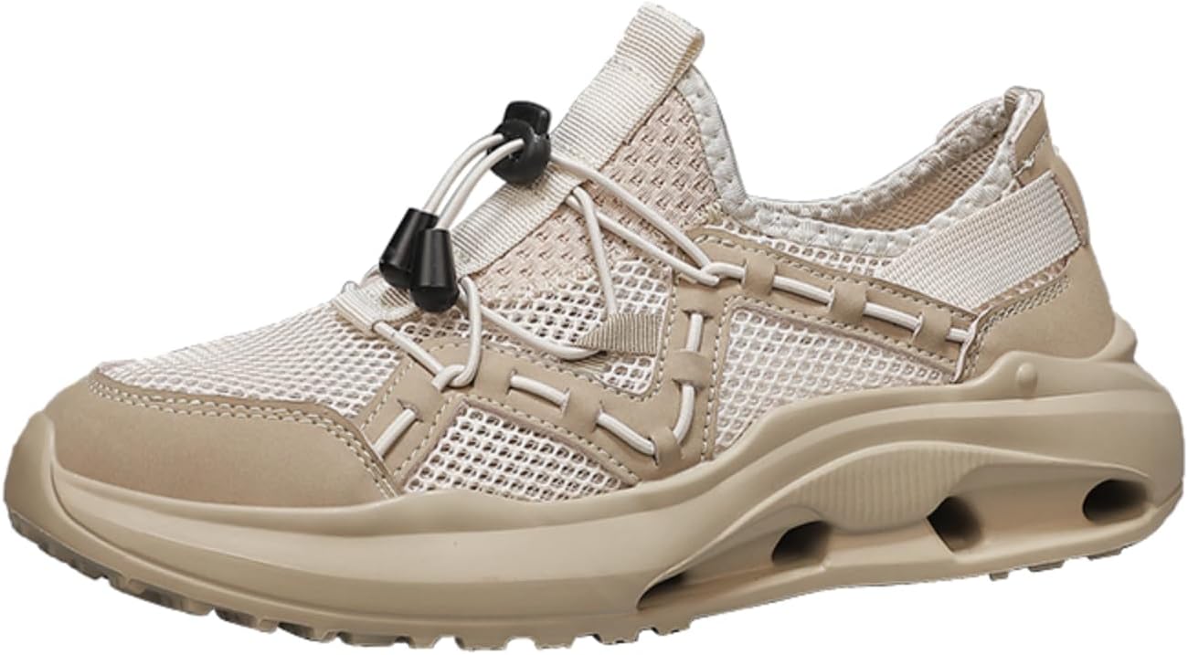 

Мужские дышащие кроссовки для походов с сеткой, повседневные кроссовки - идеально подходят для прогулок по тропам, кемпинга и повседневных дел Khwfjas, Sandy