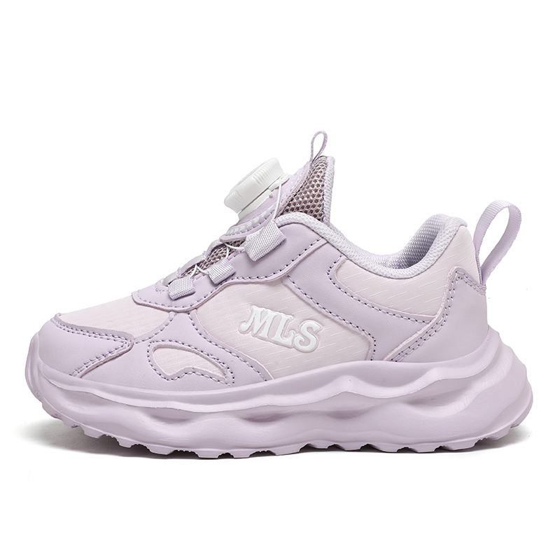 

Детские беговые кроссовки с противоскользящей подошвой, амортизацией, устойчивостью к истиранию и водонепроницаемостью Mulinsen, 8632 фиолетовый[leather upper waterproof]