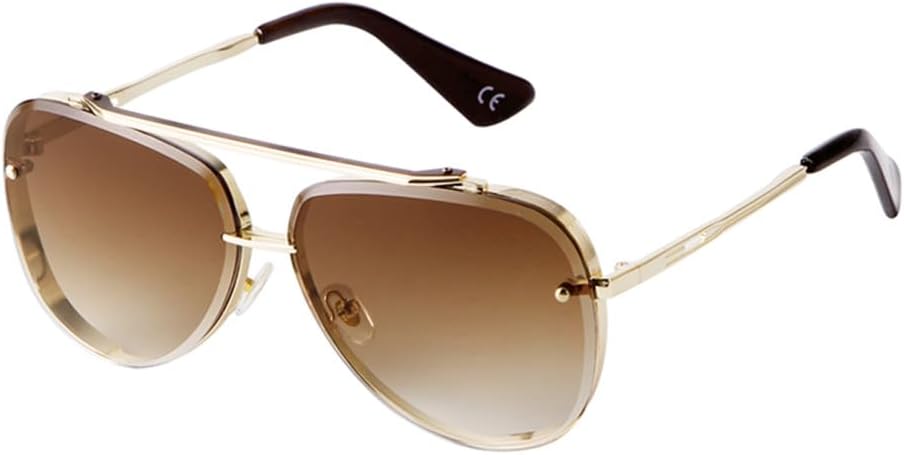 

Солнцезащитные очки с градиентными линзами для мужчин, ретро-очки для вождения, женские солнцезащитные очки с металлическим двойным мостиком, мужские очки с защитой от УФ-излучения UV400 LANGSER, C5