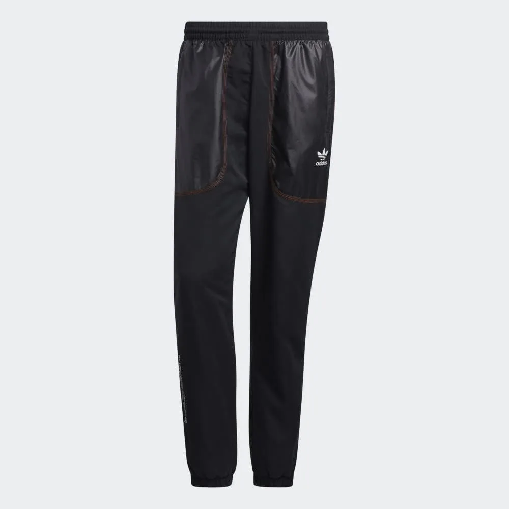 Брюки ADIDAS Originals Men’S HBE Wind Track, черный — фото 4