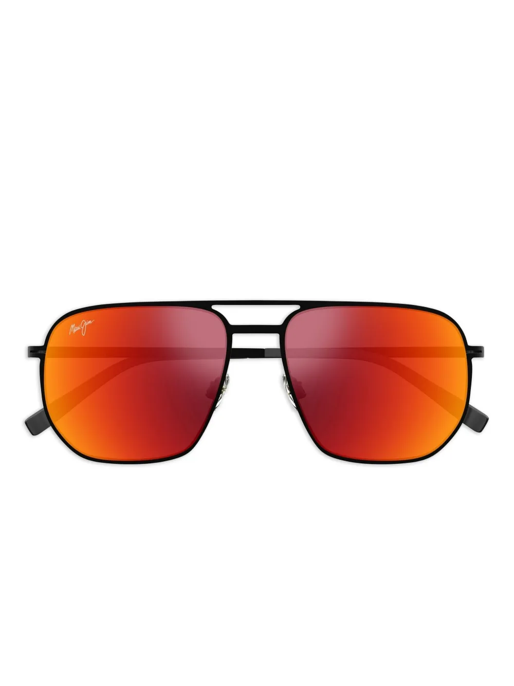 

Солнцезащитные очки в прямоугольной оправе Maui Jim, черный