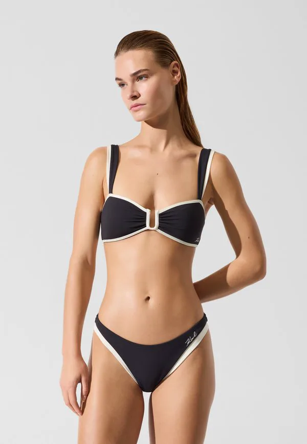 

Фирменный топ-бандо с окантовкой Karl Lagerfeld, Black, Черный, Фирменный топ-бандо с окантовкой Karl Lagerfeld, Black