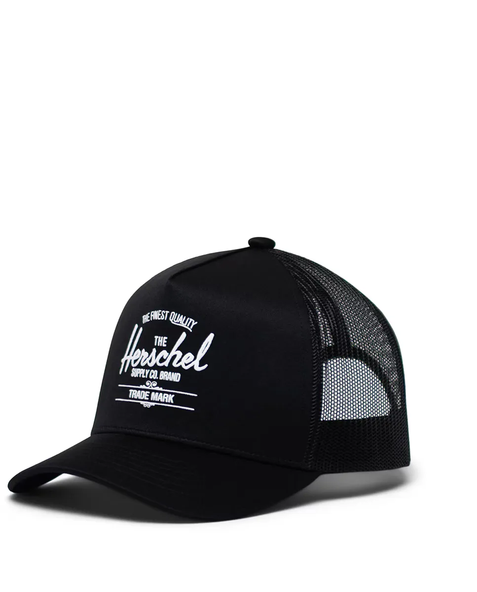 

Кепка унисекс с сеткой черного цвета Herschel, чёрный