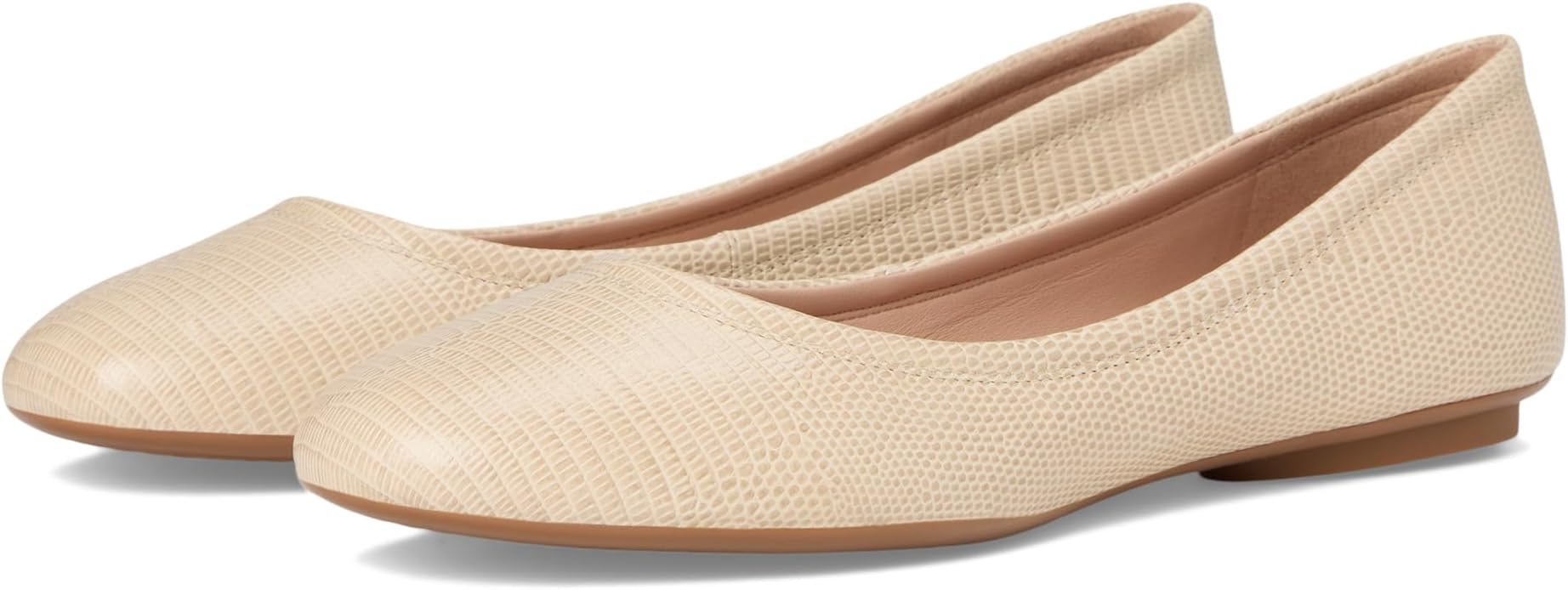 Балетки Cole Haan Georgie Ballet Flats, цвет Oat Lizrd Leather Print