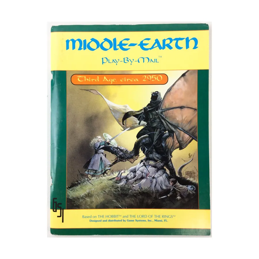 

Middle-Earth Play-By-Mail - 3rd Age, Circa 2950 (1st Edition), Middle-Earth Play-By-Mail, мягкая обложка