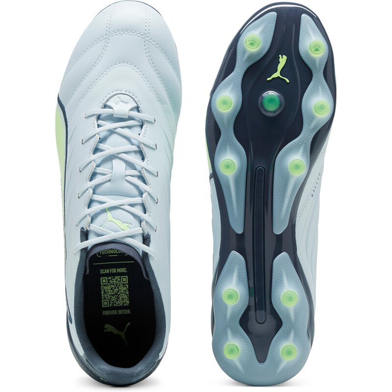 Футбольные бутсы для газона King Pro FG/AG Puma, серый — фото 2