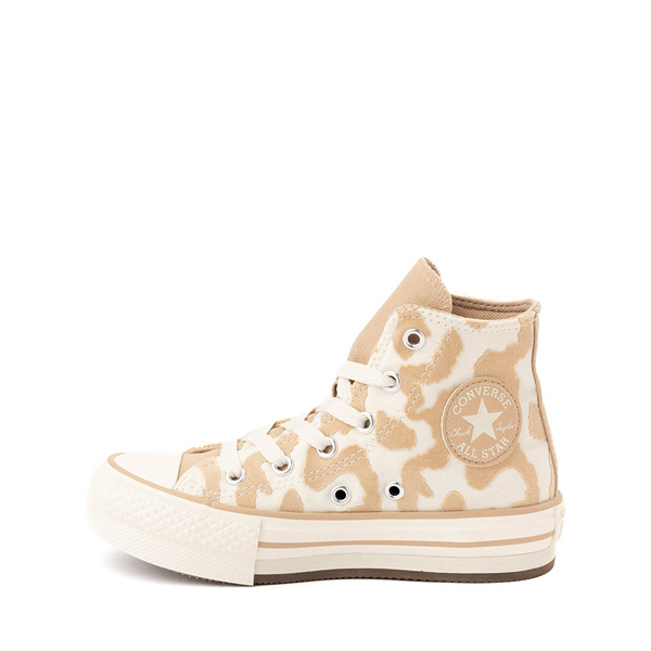 

Кроссовки Converse Chuck Taylor All Star Lift Lavish Leopard High-Top Sneaker, цвет Egret/Warm Quarry