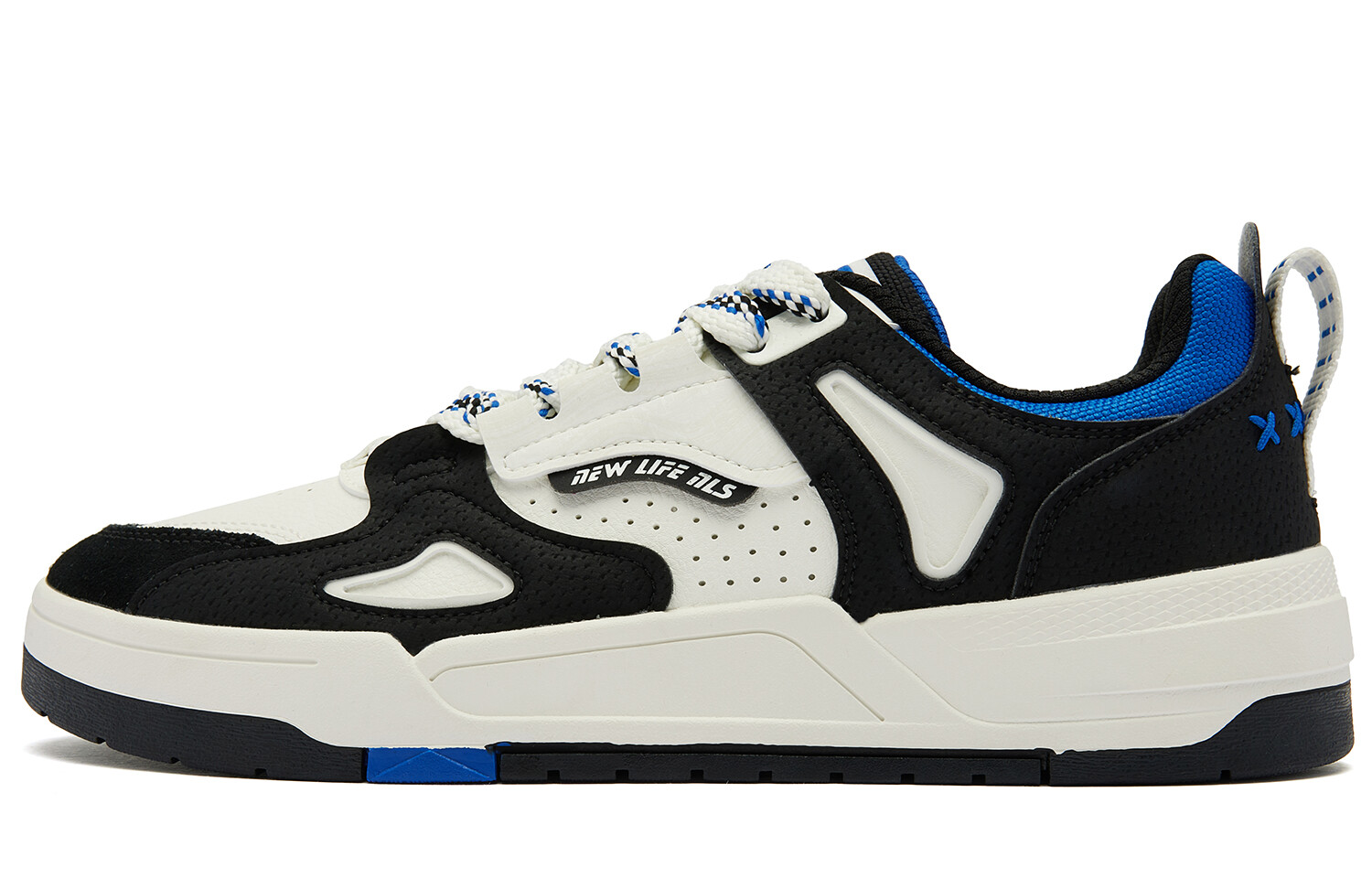 

Кроссовки QIAODAN Inheritance 2.0 Skateboarding Shoes Men Low-top Black/Ivory, черный/слоновая кость