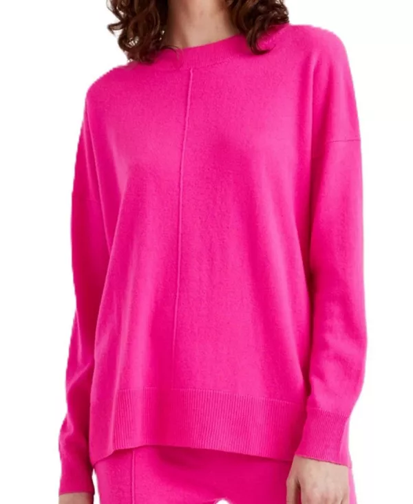 

Женский свободный свитер из шерсти и кашемира Chinti & Parker, розовый