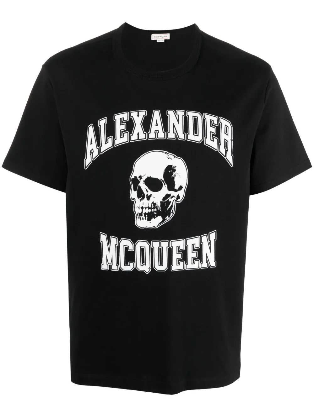 

Футболка с логотипом Alexander McQueen, черный