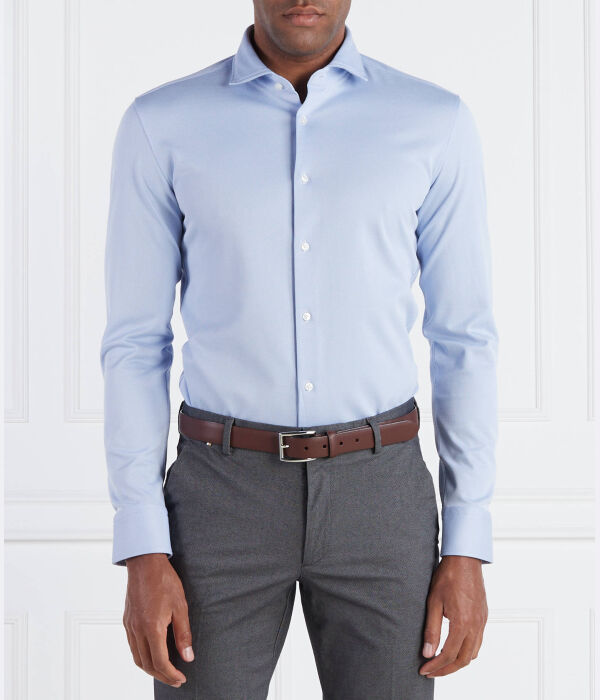 

Рубашка p-hank-spread-c1-222 Slim fit Boss, синий