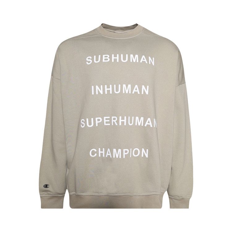 

Толстовка Rick Owens x Champion Jumbo Sweatshirt, Pearl