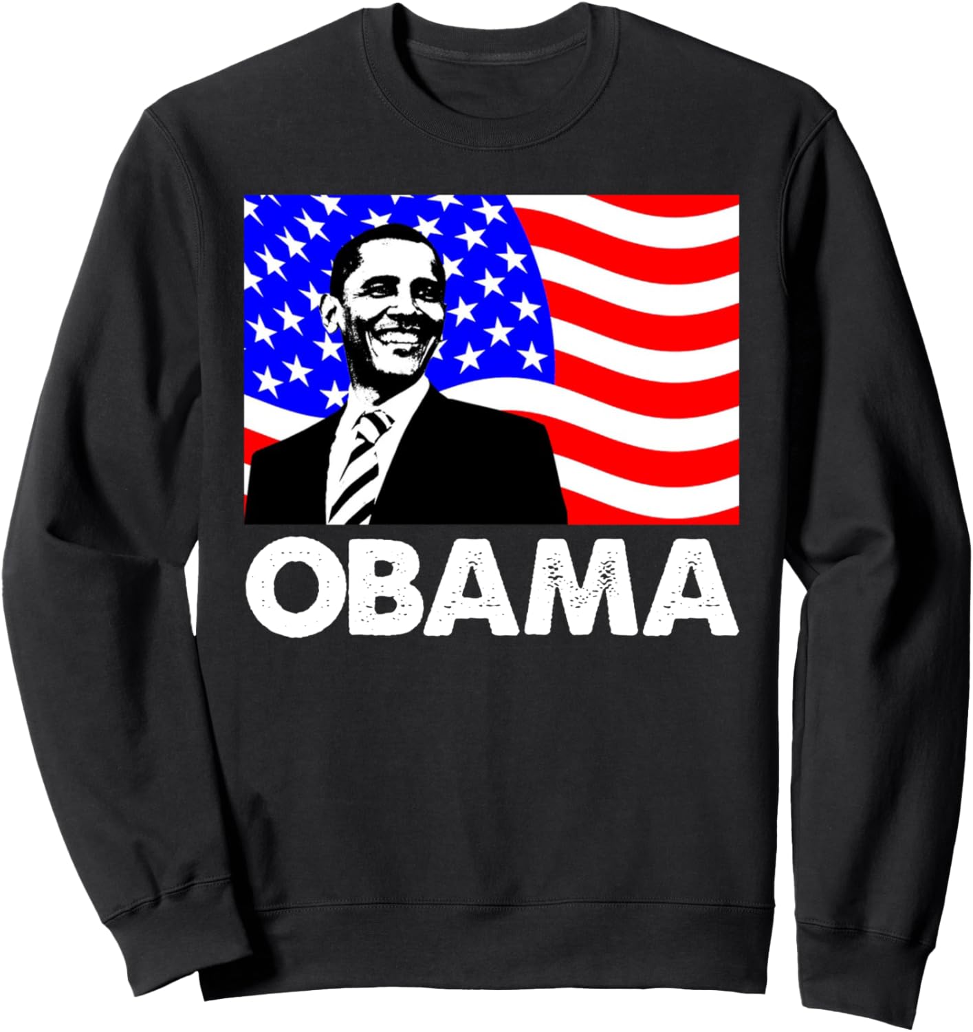 

Толстовка с изображением американского флага Обамы, подарок для президента США Barack Obama 44Th Us President Democratic Party Gift, черный