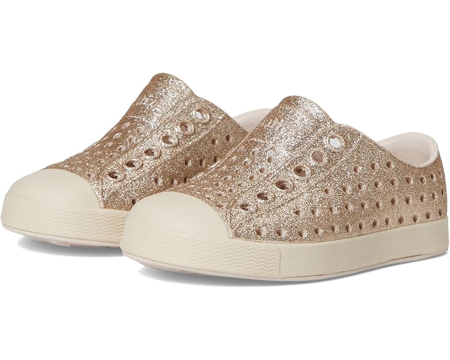

Кроссовки Native Shoes Kids Jefferson Bio-Bling, цвет Rock Salt Bling/Rock Salt Pink