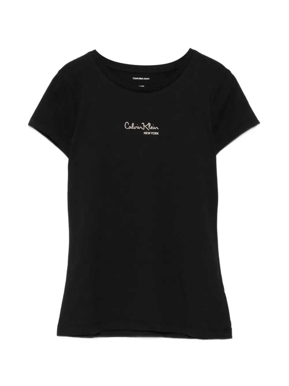Футболка с коротким рукавом и принтом логотипа Calvin Klein Kids, черный