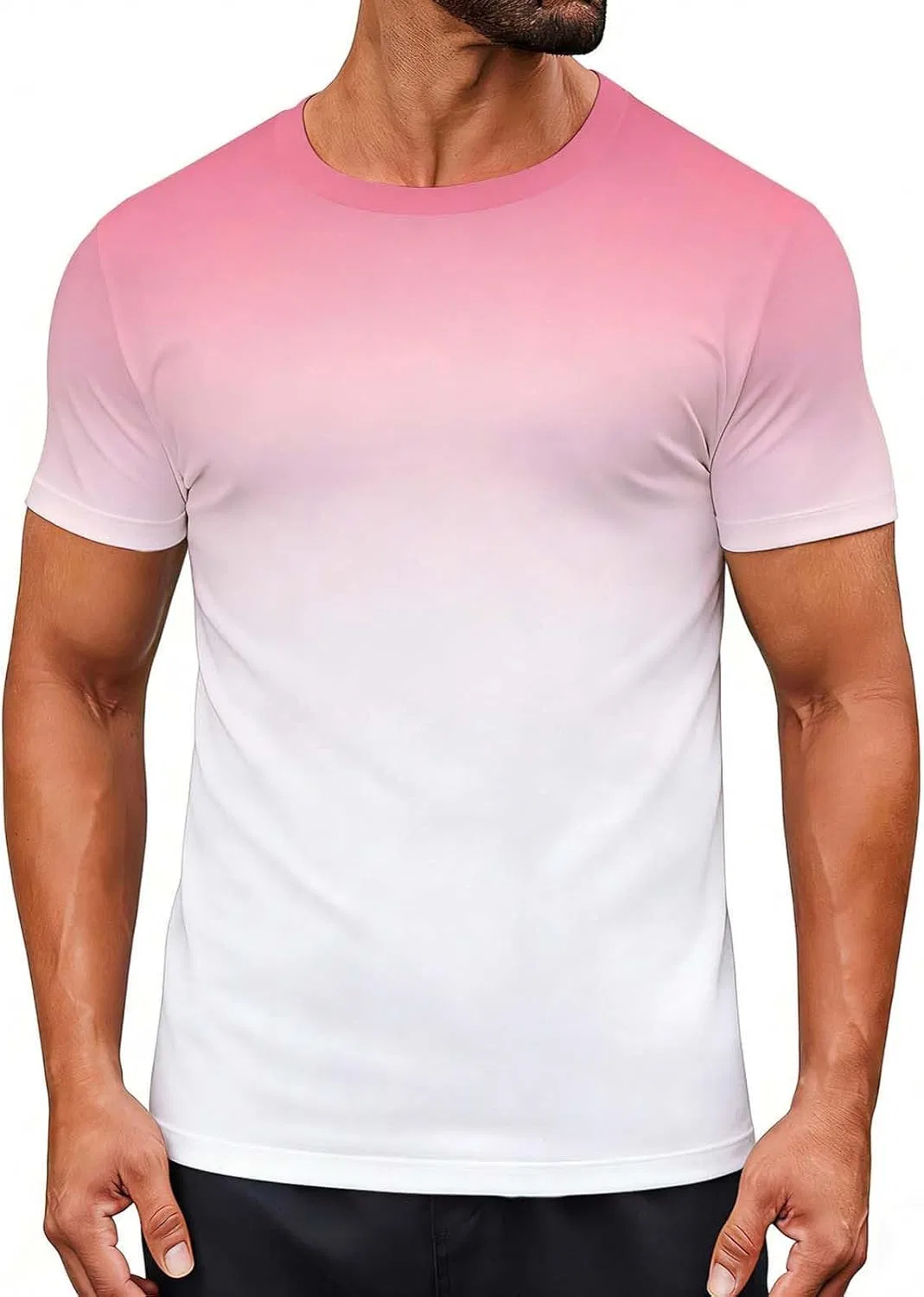 Футболка градиент, Generic, 3#pink