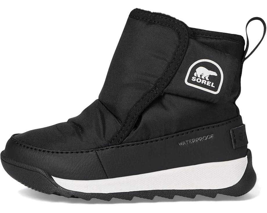 Ботинки SOREL Kids Childrens Whitney II Plus Bootie WP, цвет Black/Sea Salt — фото 4