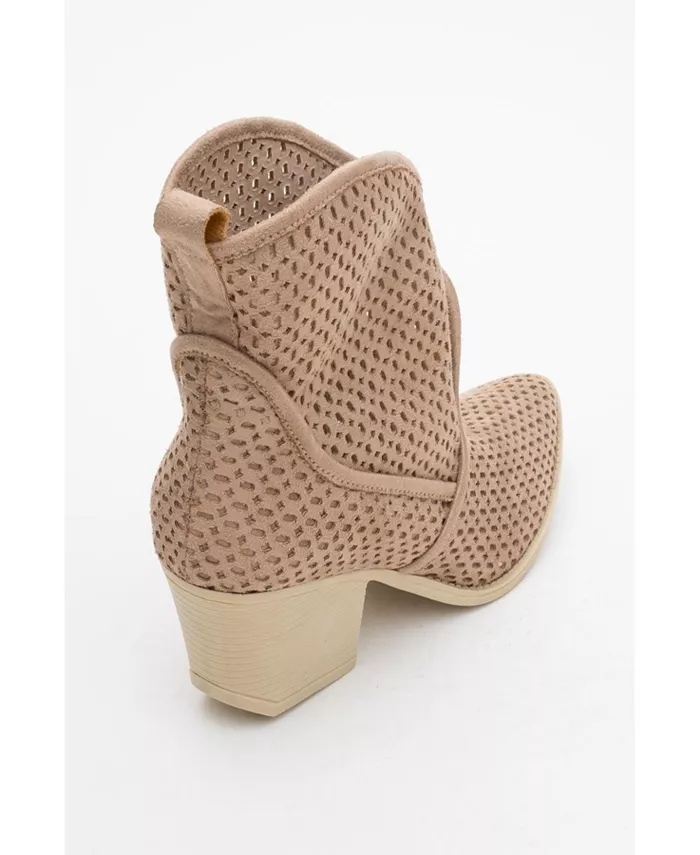 Сапоги Pera Block Heel (Женские) Prologue Shoes, загар/бежевый — фото 3