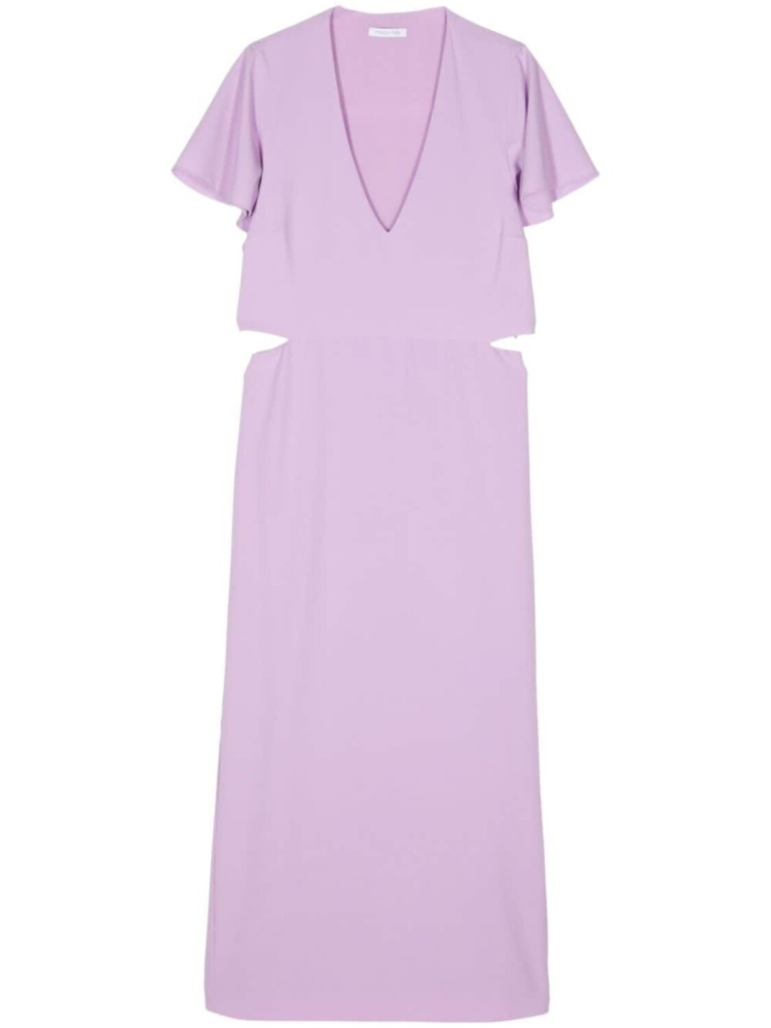 

Платье миди с вырезом Patrizia Pepe, фиолетовый