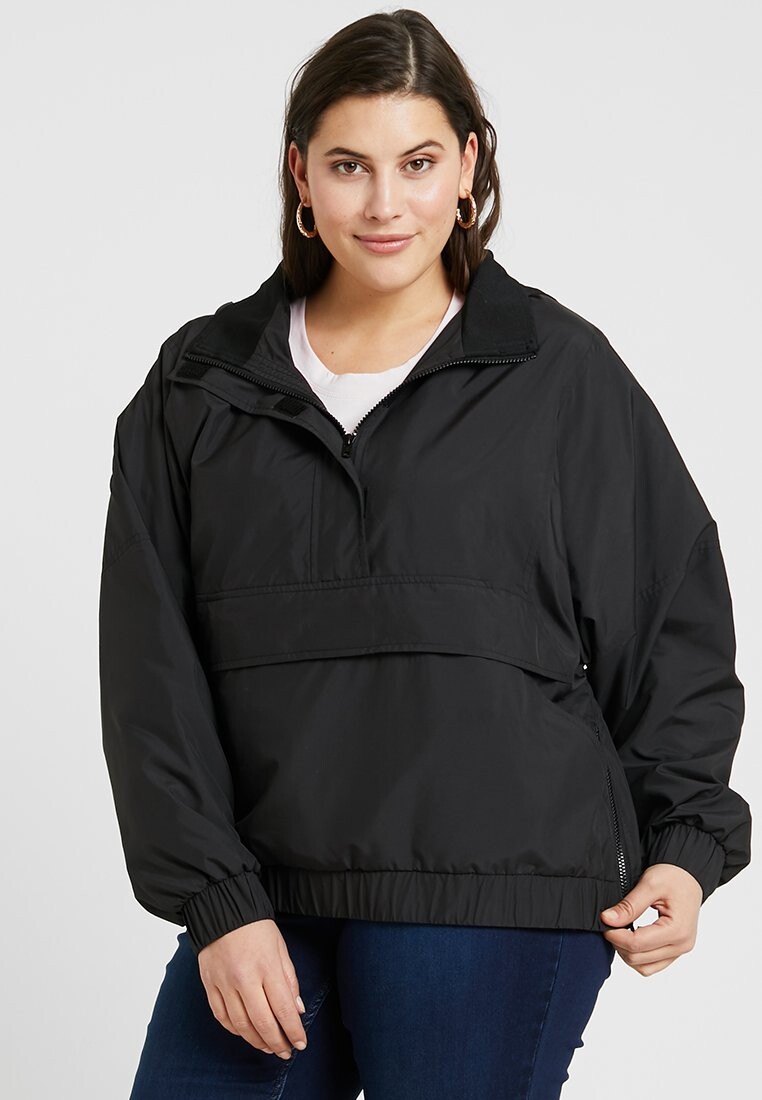 

Уличная куртка Ladies Panel Pull Over Jacket Urban Classics, черная