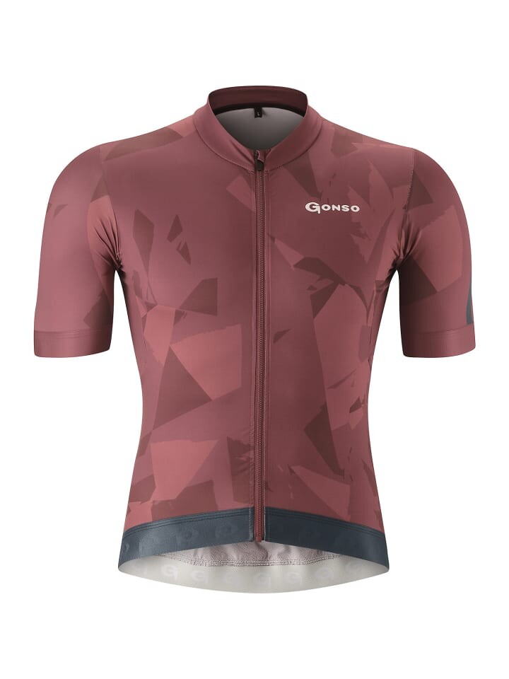 

Спортивная футболка Gonso Tresero He Radtrikot 1/2 FZ, цвет dunkelrot