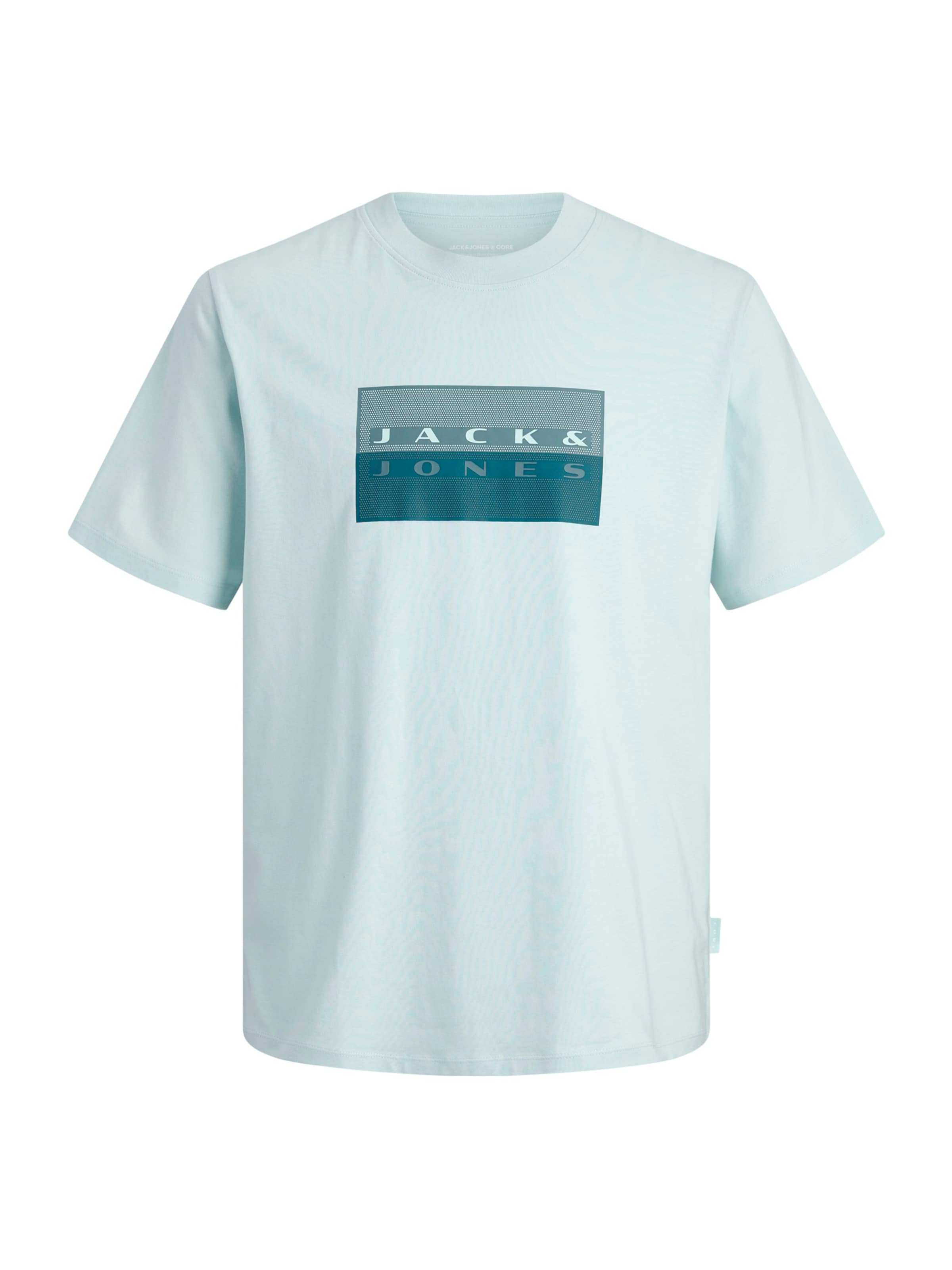 

Jack & Jones Junior Футболка 'JCOFUSION DOTS' в синем цвете