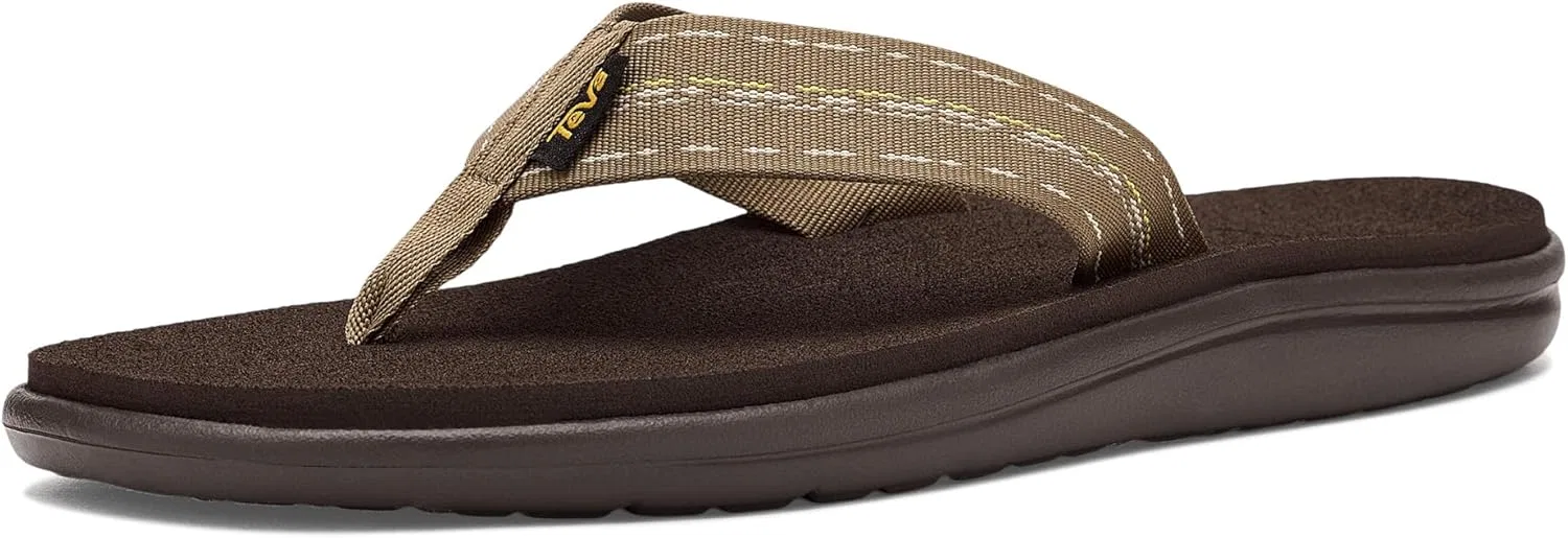 Мужские шлепанцы Teva Voya Flip Sandal, Road Race Breen