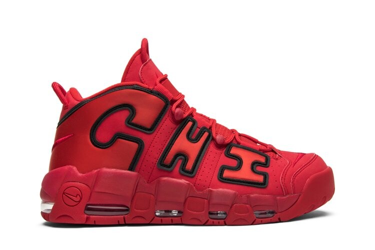 

Кроссовки Nike Air More Uptempo QS 'Chicago', красный