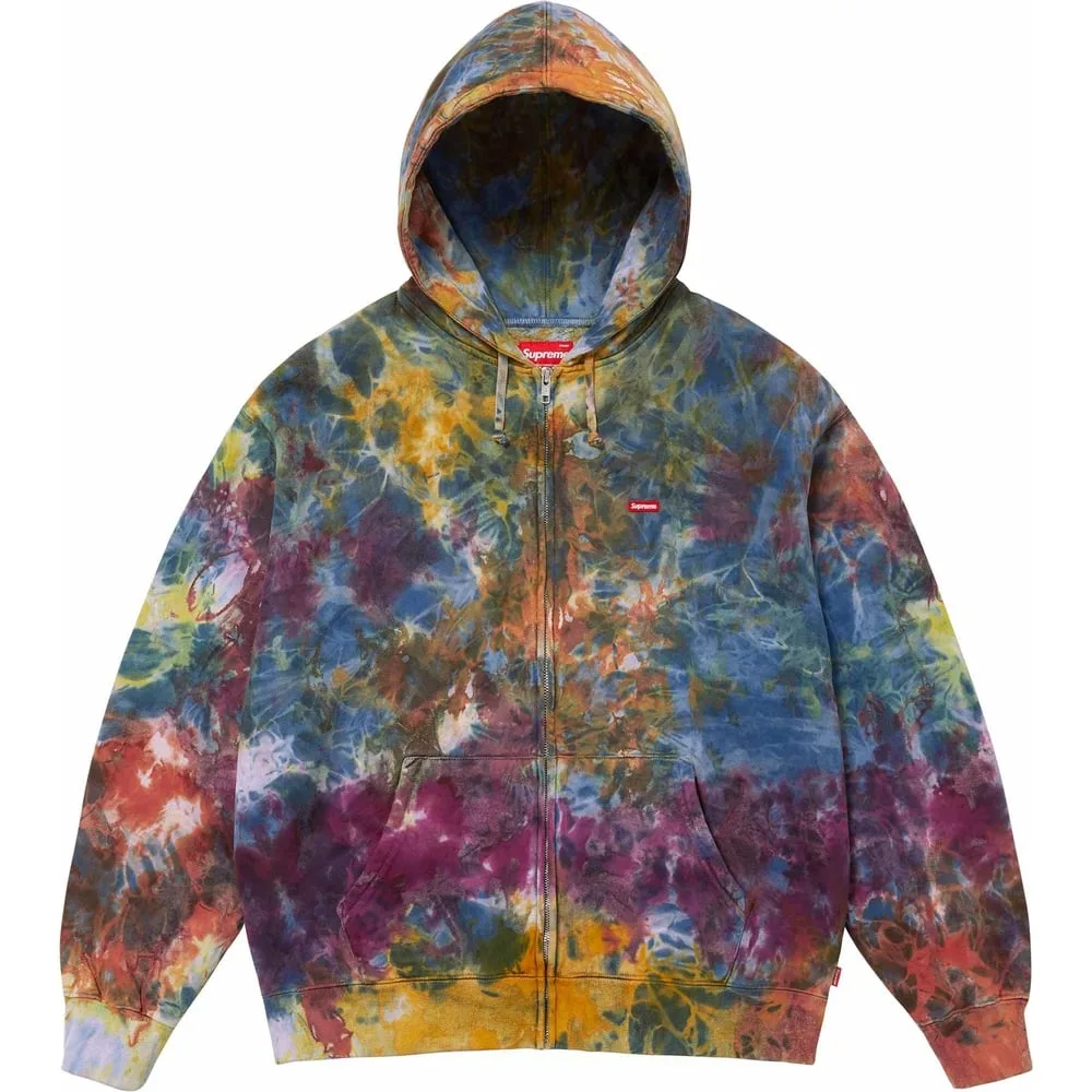 Овердайд худи с капюшоном на молнии small box Supreme, Multicolor/Multicolor