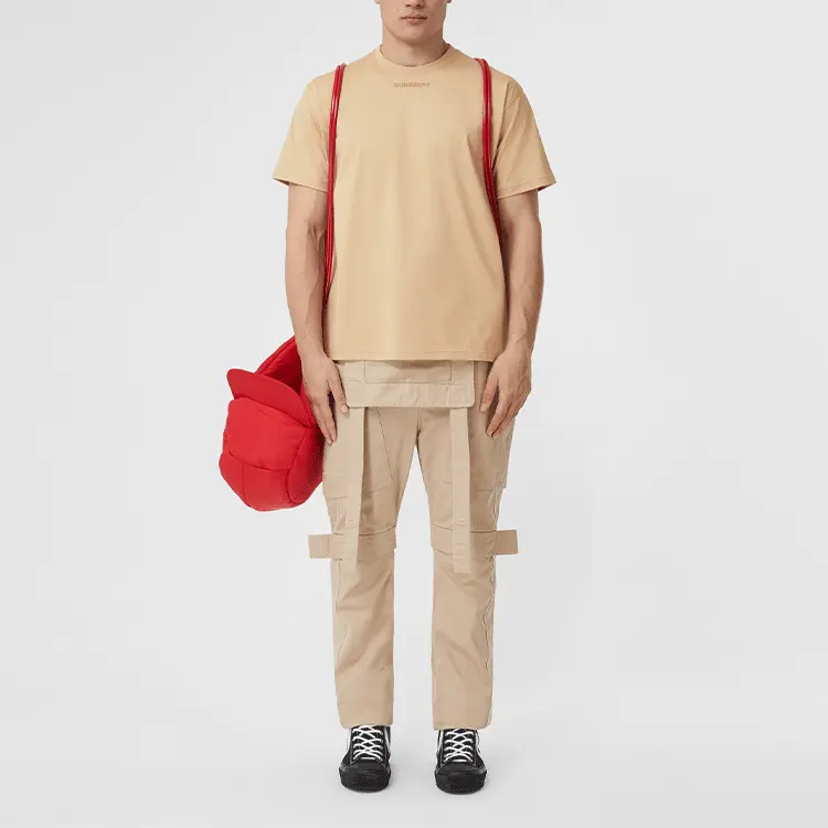 Футболка мужская Burberry хаки — фото 2