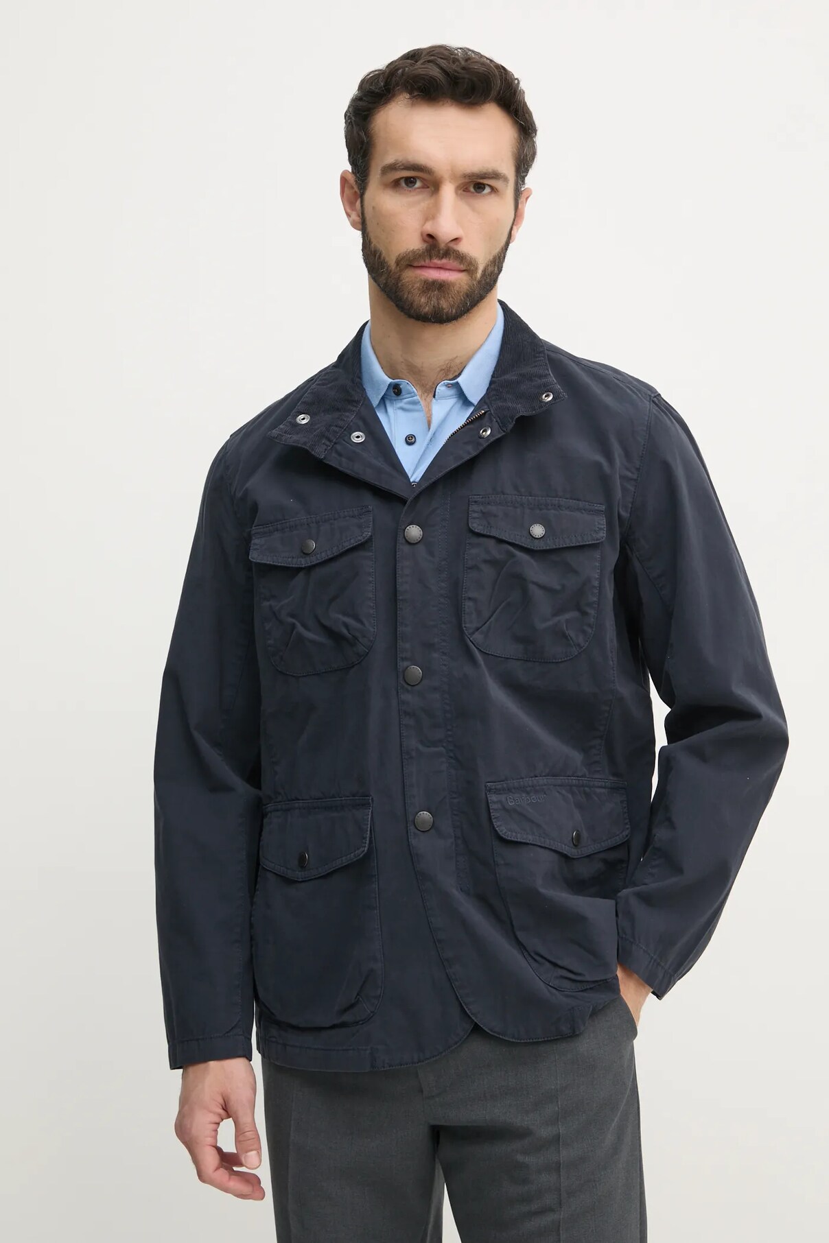 

Повседневная куртка Ogston Barbour, темно-синий